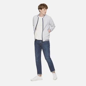 BLOUSON LENT GRIS - Image 2