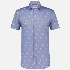 CHEMISETTE GRAPES BLUE – Image 1