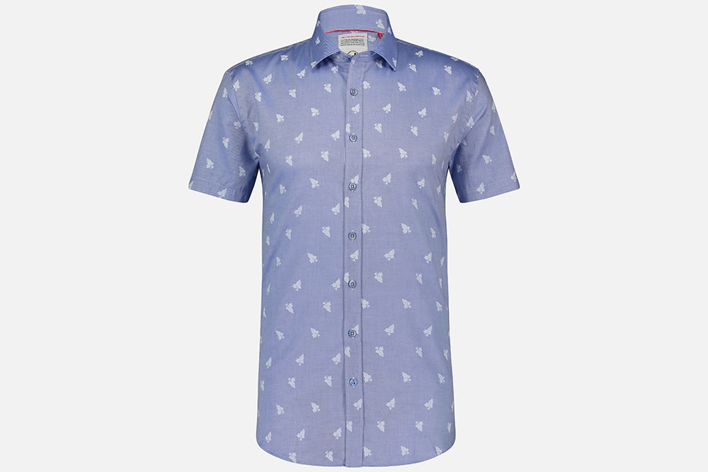 CHEMISETTE GRAPES BLUE