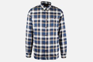 CHEMISE BACK RIVER BLEU CAMEL