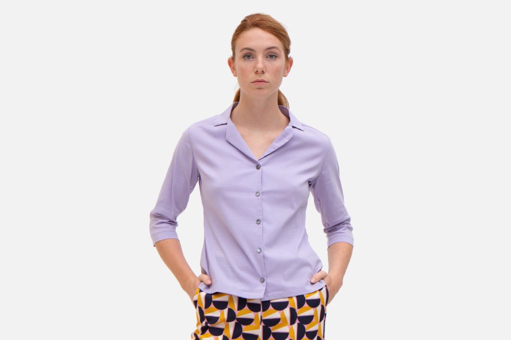 CHEMISE RIVER LILAS