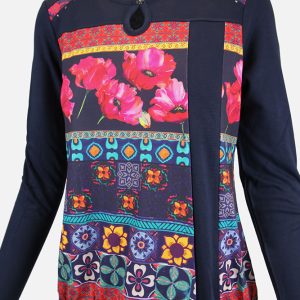 TOP KRINOLINE BLUE FLORAL - Image 3