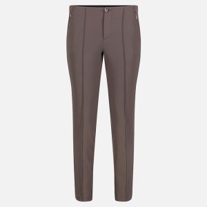 ANNA ZIP DARK BROWN – Image 1