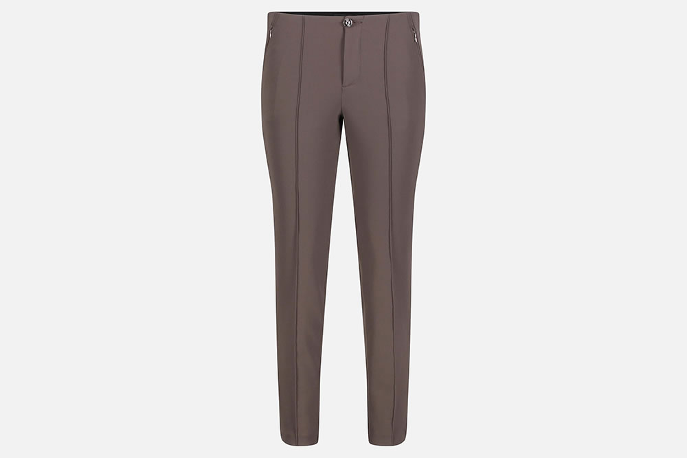 ANNA ZIP DARK BROWN