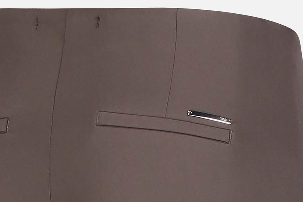 ANNA ZIP DARK BROWN
