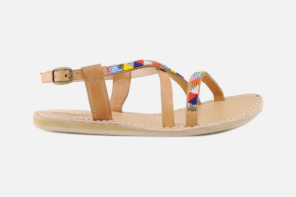 AZARI FLAT LIGHT BROWN TRIBAL