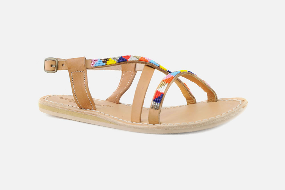 AZARI FLAT LIGHT BROWN TRIBAL