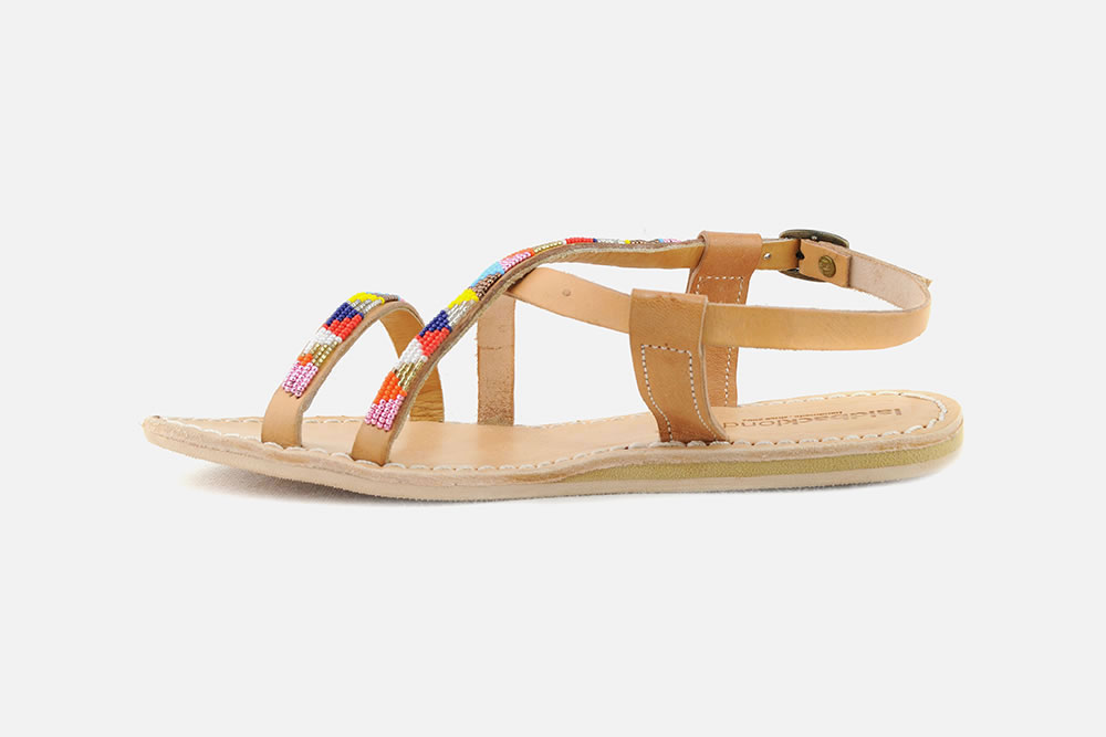 AZARI FLAT LIGHT BROWN TRIBAL
