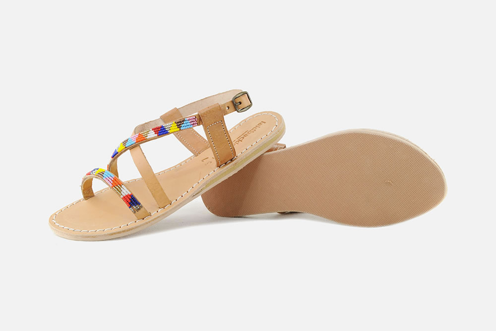 AZARI FLAT LIGHT BROWN TRIBAL