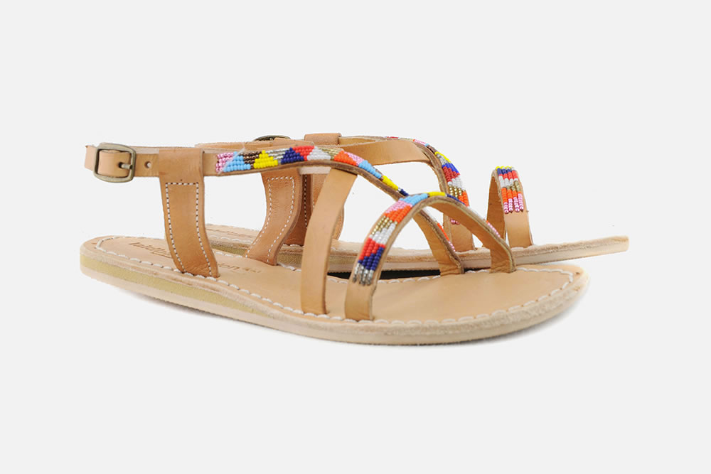 AZARI FLAT LIGHT BROWN TRIBAL