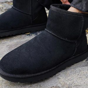 CLASSIC MINI SUEDE BLACK – Image 8