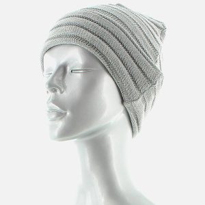BONNET PLISSE GRIS - Image 2