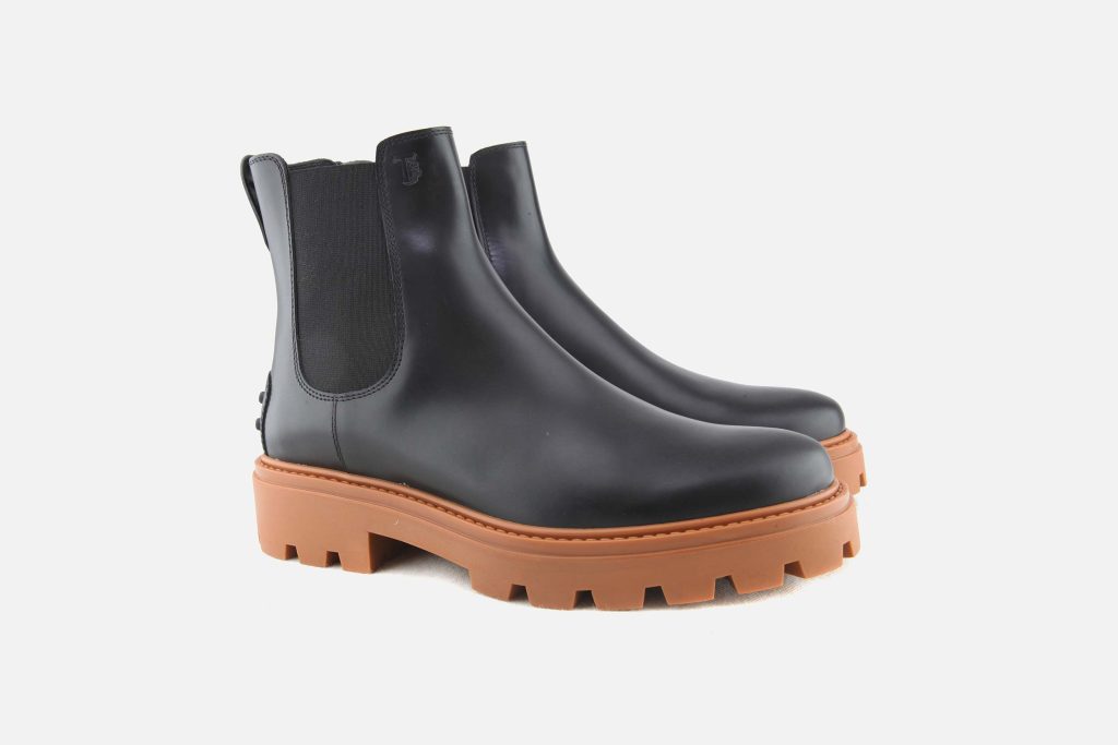 TODS CHELSEA 08 NOIR BISCUIT