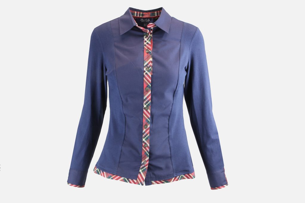 CHEMISE GALWAY BLEU