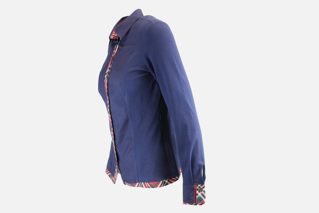 CHEMISE GALWAY BLEU