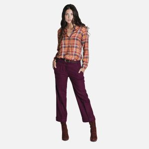 CHEMISE BURGOS CHECK RUST – Image 4