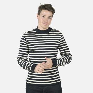 PULL MARIN BLEU RAYE HOMARD - Image 1