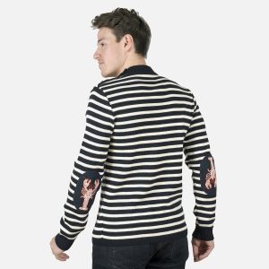 PULL MARIN BLEU RAYE HOMARD - Image 2