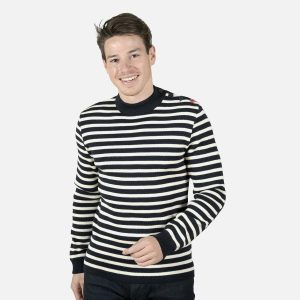 PULL MARIN BLEU RAYE HOMARD - Image 3