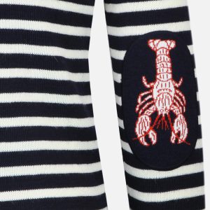PULL MARIN BLEU RAYE HOMARD - Image 5