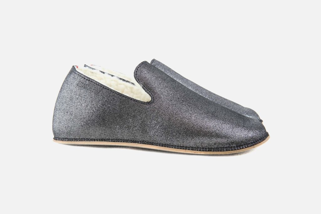 BOSABO SLIPPER NOIR GLITTER
