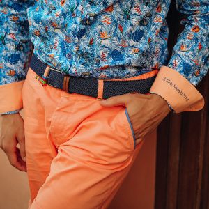 BERMUDA PEACHED TWILL CORAL – Image 2