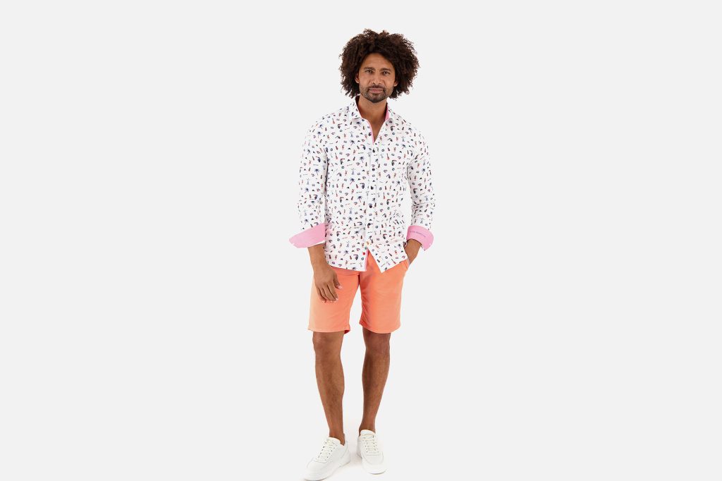 BERMUDA PEACHED TWILL CORAL