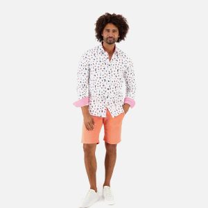 BERMUDA PEACHED TWILL CORAL – Image 3