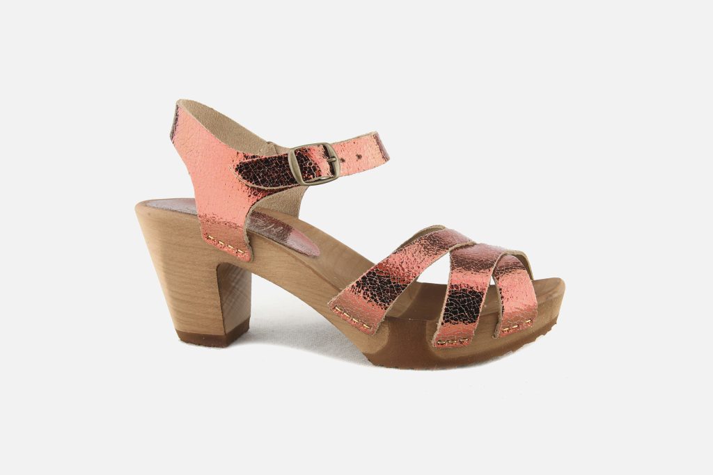 BOSABO SANDALE METAL PEACH