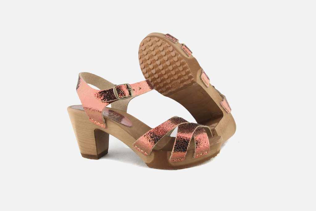 BOSABO SANDALE METAL PEACH