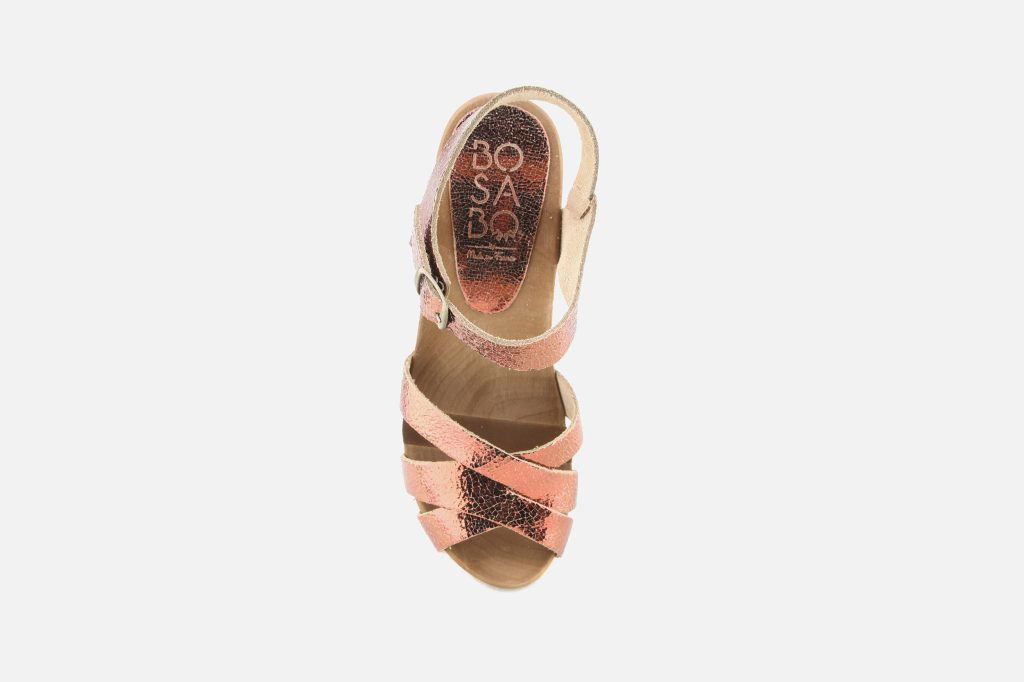 BOSABO SANDALE METAL PEACH