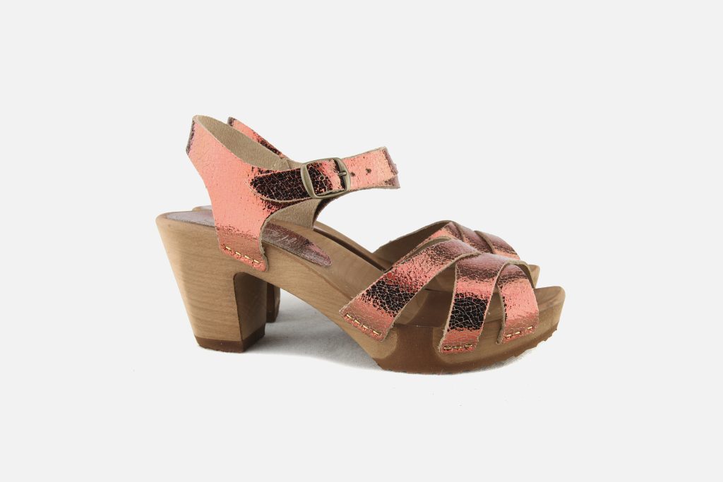 BOSABO SANDALE METAL PEACH