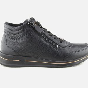 OSAKA HI ZIP LISSE NOIR - Image 1