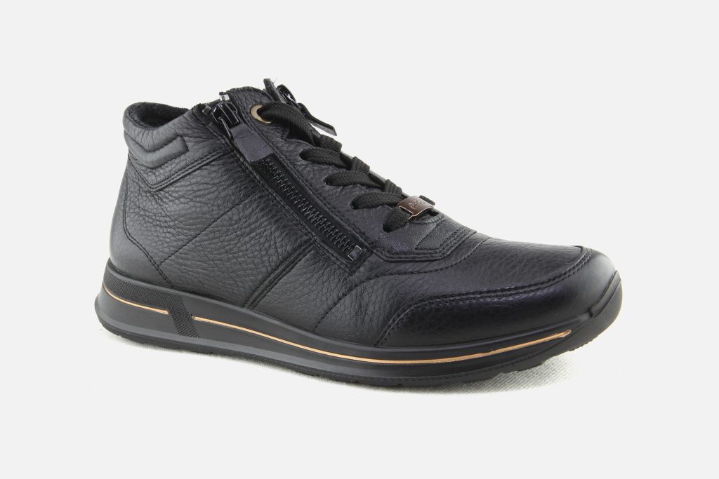 OSAKA HI ZIP LISSE NOIR