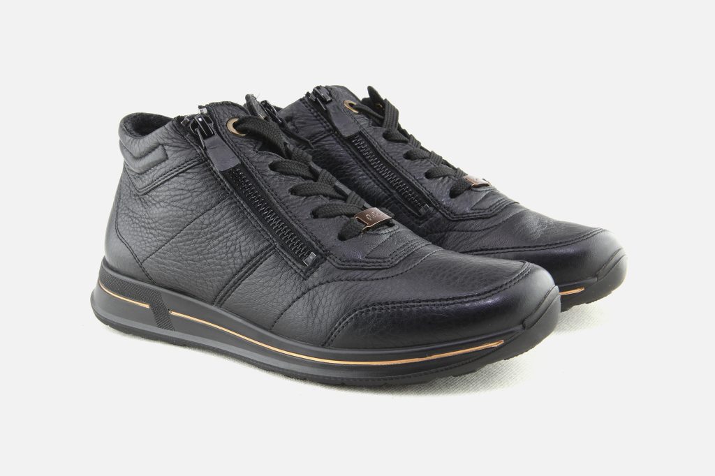 OSAKA HI ZIP LISSE NOIR