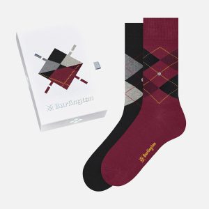 PACK 2 PAIRES LOSANGES ASPHALT – Image 1