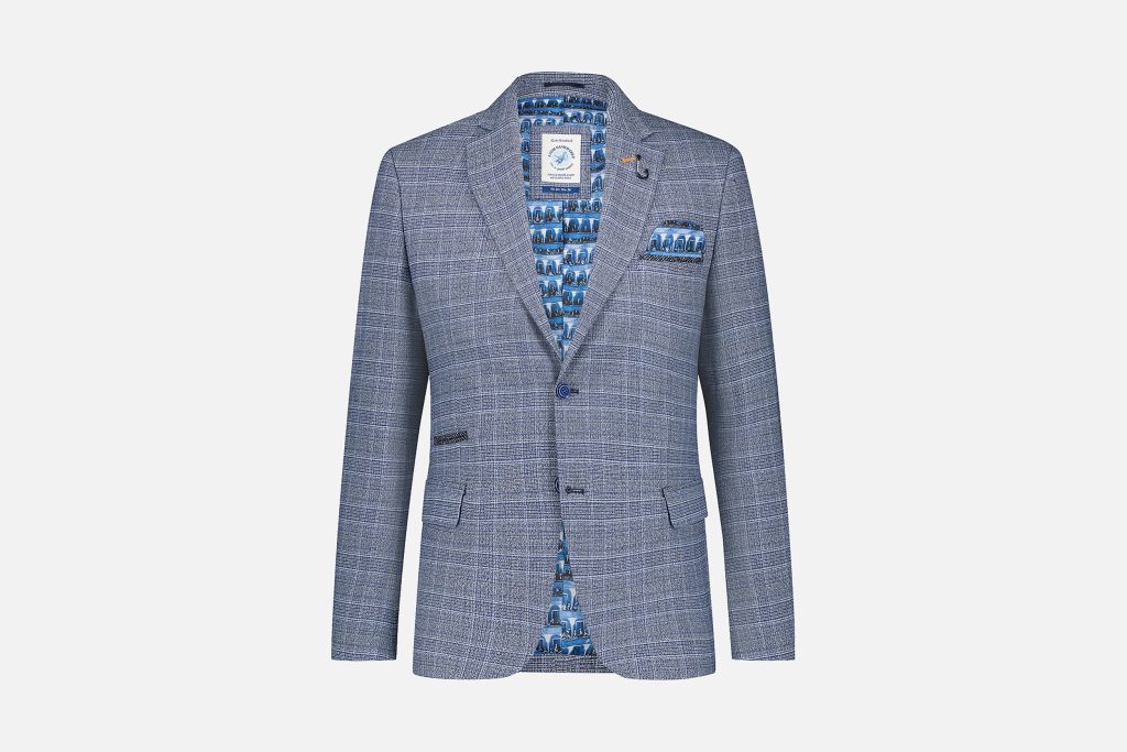BLAZER CHECKS BLUE