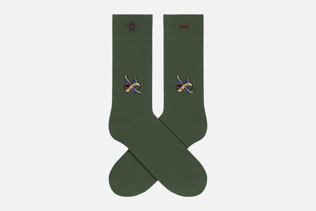 ADAM SOCKS ADAM BIRD GREEN