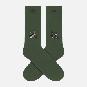 ADAM SOCKS ADAM BIRD GREEN - Image 1