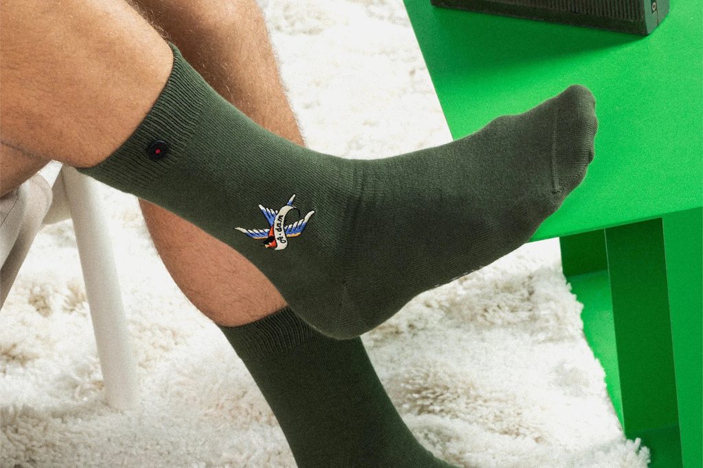 ADAM SOCKS ADAM BIRD GREEN