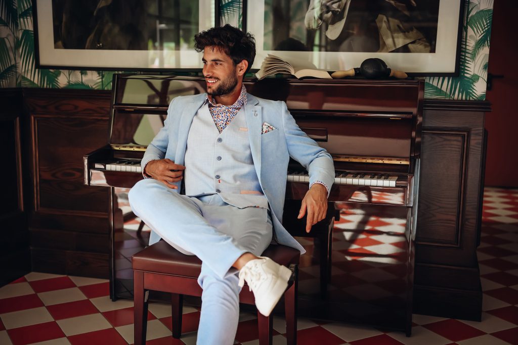 BLAZER SUMMER BLUE LOOK