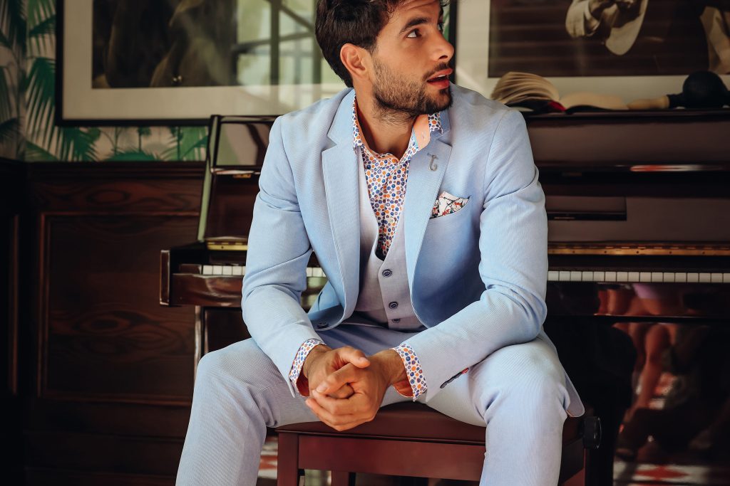 BLAZER SUMMER BLUE LOOK