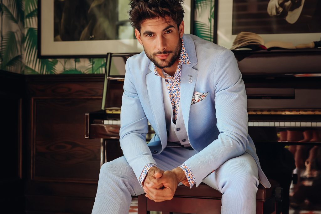 BLAZER SUMMER BLUE LOOK
