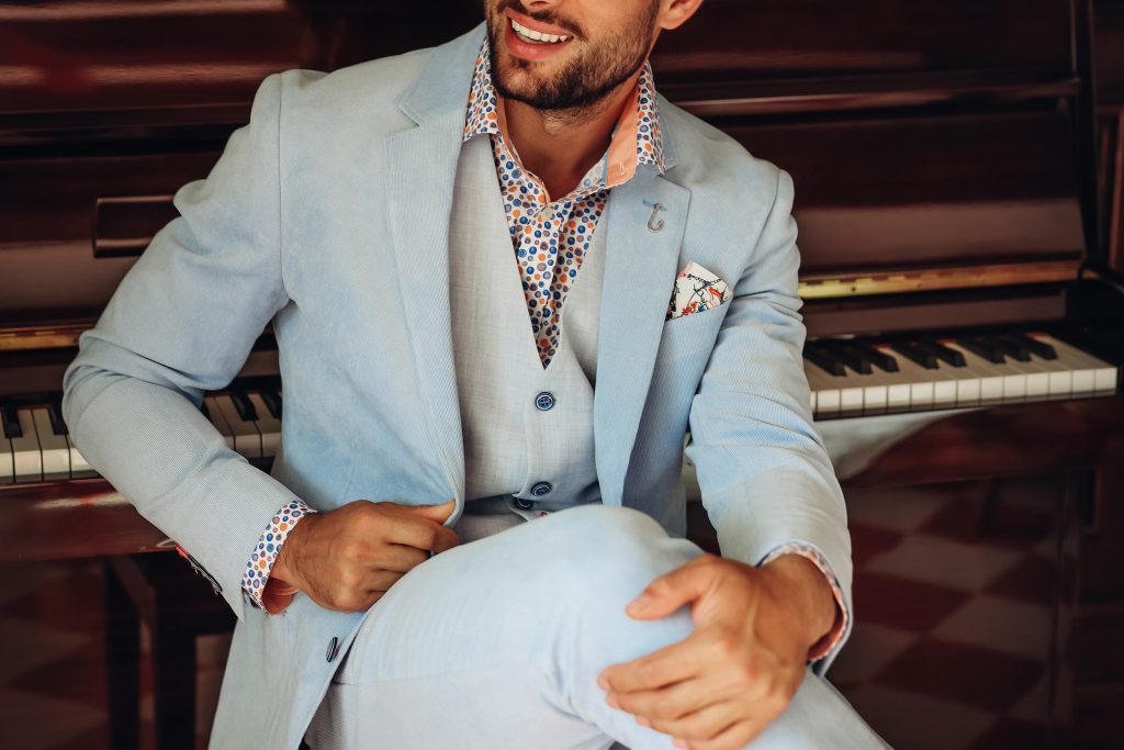 BLAZER SUMMER BLUE LOOK