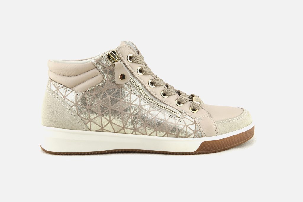 ROMY HI ZIP BEIGE ET OR