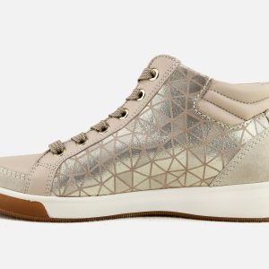 ROMY HI ZIP BEIGE ET OR – Image 4