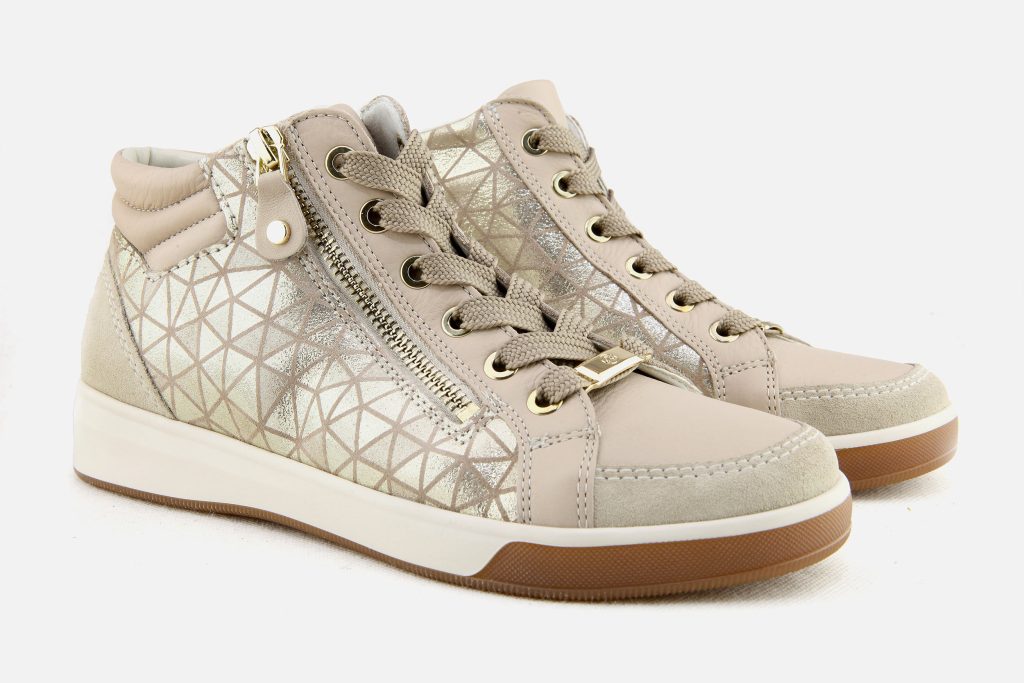 ROMY HI ZIP BEIGE ET OR