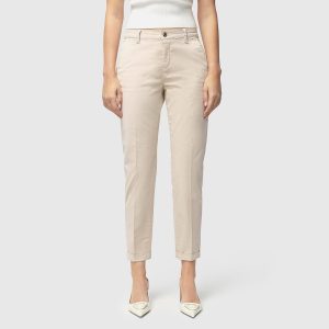 CHINO TURN UP IVORY - Image 4