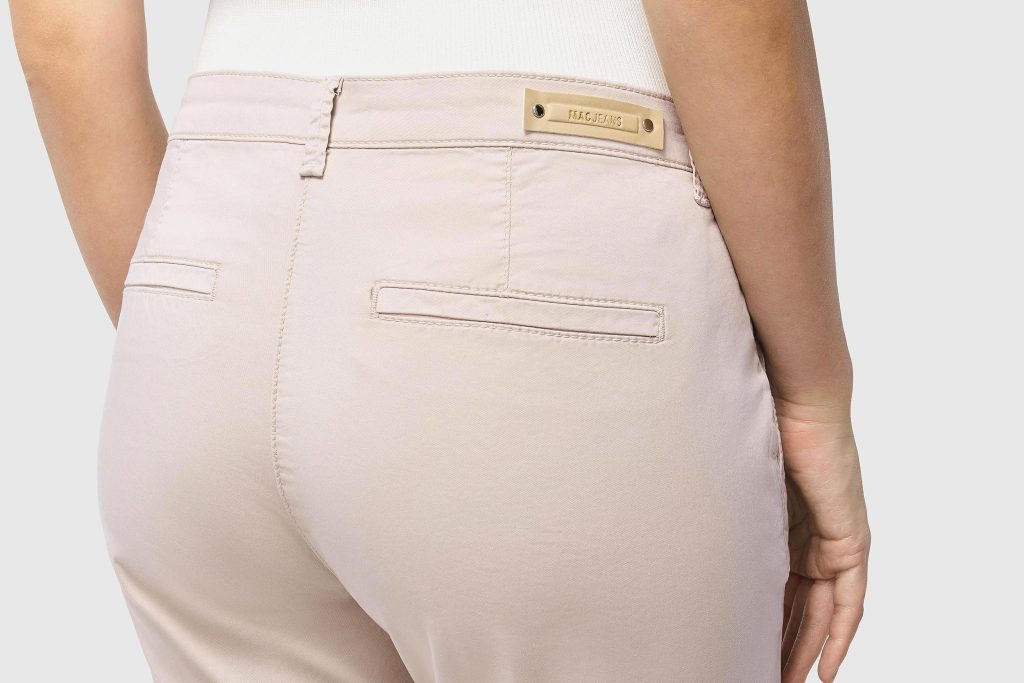 CHINO TURN UP IVORY