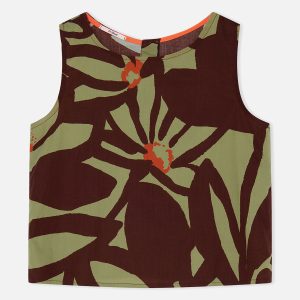TOP BLOOM ANA SM KAKI BROWN - Image 1